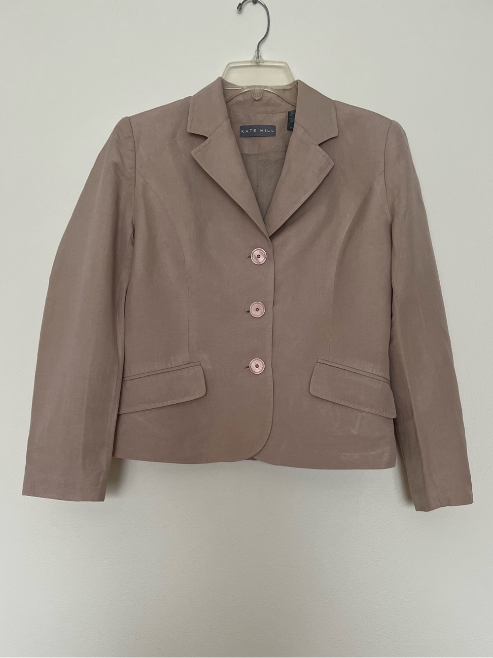 Kate Hill Tan Linen Women's Blazer
Size 4 - Picture 2 of 9